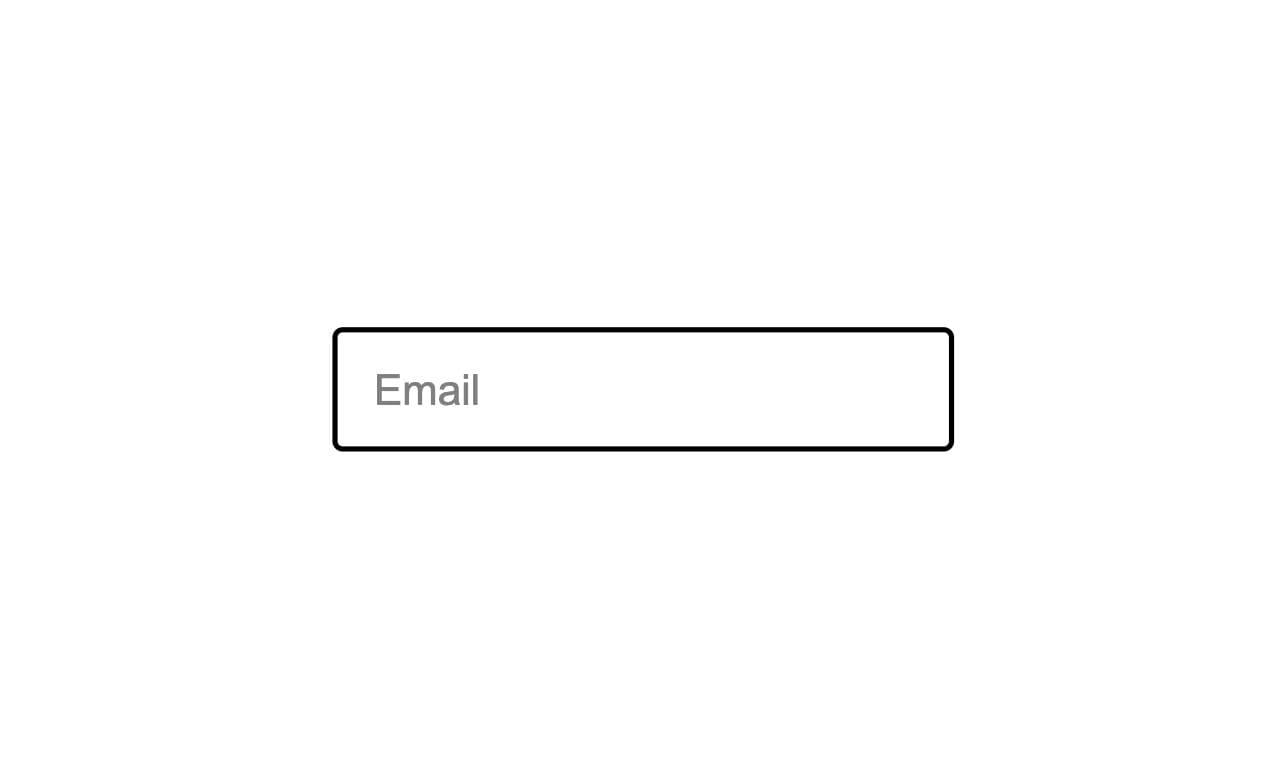 Don't use placeholder text instead of a label